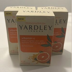 3-Pack Yardley London Vitamin C Moisturizing Bath Bars